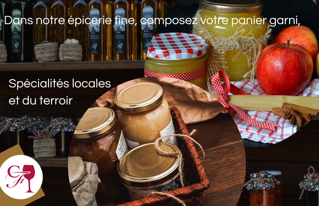 Dans notre epicerie fine composez votre panier garni