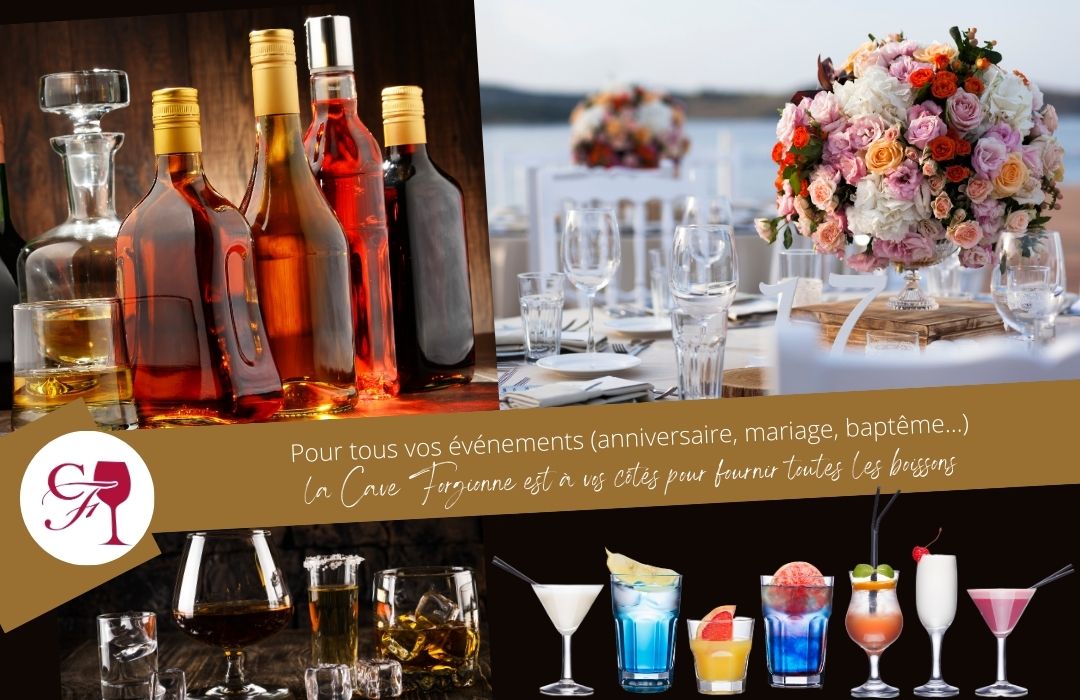 Pour vos evenements fourniture de toutes les boissons