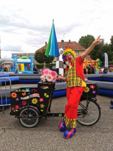 clown doudou animation de rue