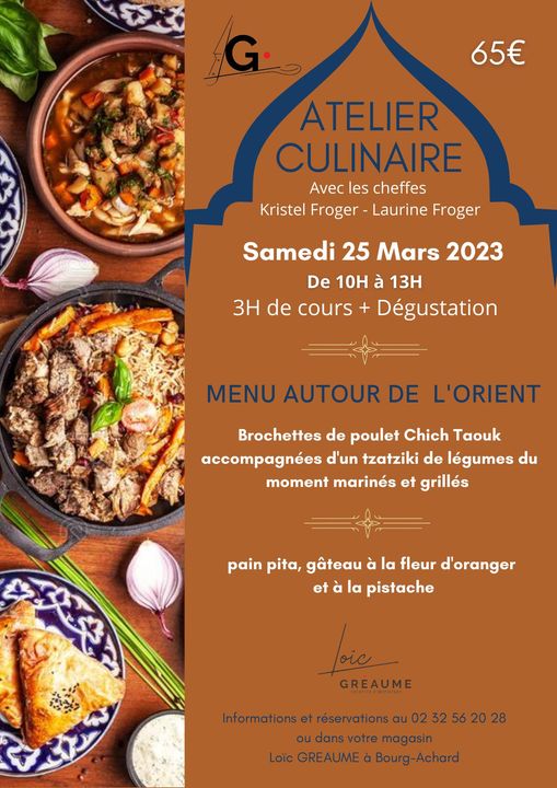 greaume atelier culinaire mars
