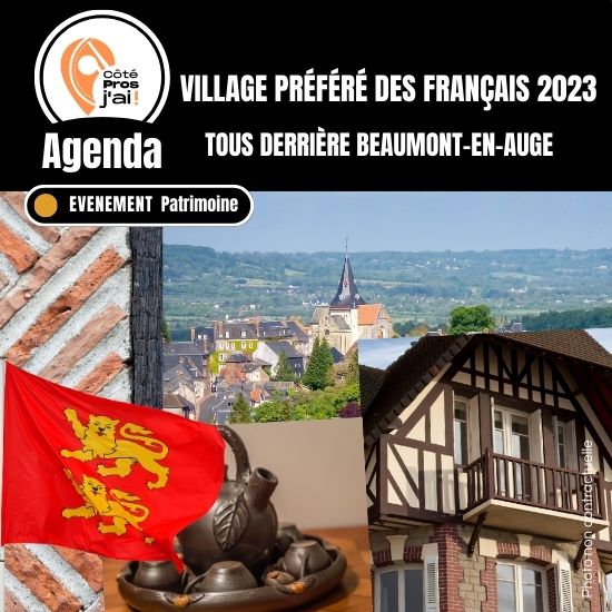 VILLAGE PREFERE DES FRANCAIS TOUS DERRIERE BEAUMONT EN AUGE
