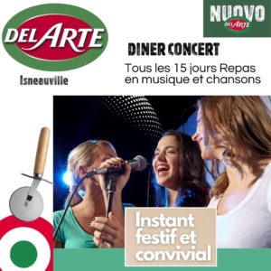 Diner concert Del Arte Isneauville