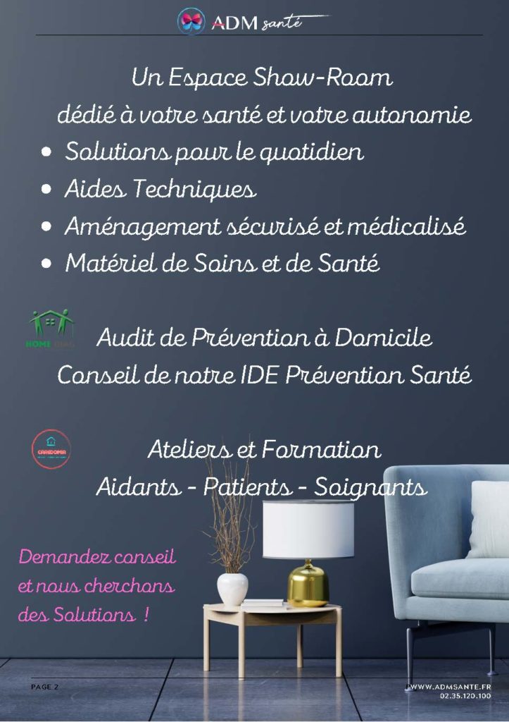 FLYER ADM SANTE CATALOGUE Page