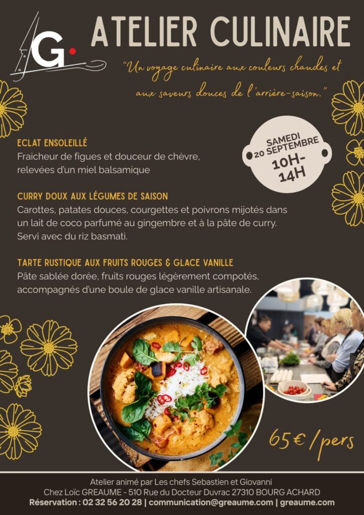 Menu du