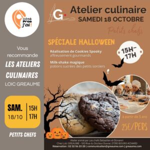 Atelier culinaire dessert Loic Greaume