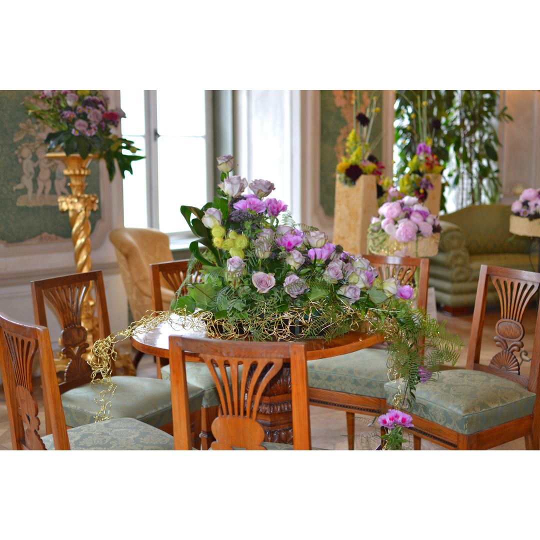 Déco intérieure florale espace