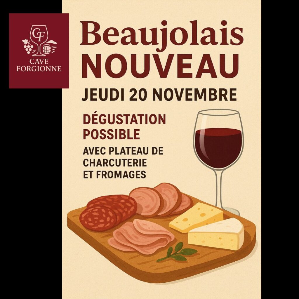 SOIREE BEAUJOLAIS NOUVEAU A LA CAVE FORGIONNE